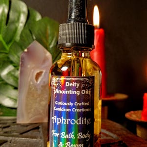 Aphrodite Goddess Oil, Goddess Aphrodite, Anointing Oil, Aphrodite Perfume Oil, Aphrodite Ritual Oil, Ritual Perfume, Deity Fragrance Oil