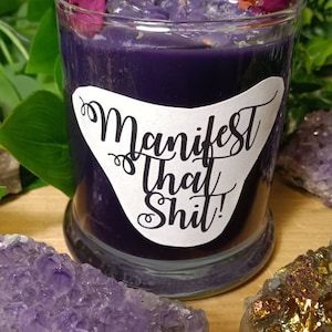 Manifestation Candle, Manifestation Spell, Manifestation Ritual, Law Of Attraction, Law of Attraction Spell, Spell Candle, Witchy Rituals image 2