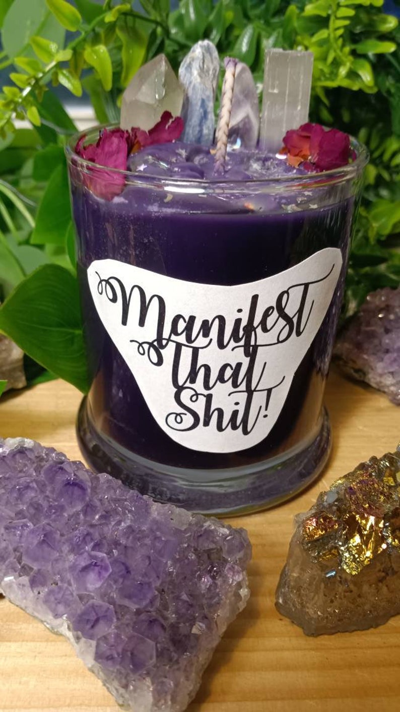 Manifestation Candle, Manifestation Spell, Manifestation Ritual, Law Of Attraction, Law of Attraction Spell, Spell Candle, Witchy Rituals image 2