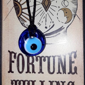 Evil Eye Amulet, Glass Evil Eye, Evil Eye Pendant, Protection Amulet, Ward off Evil, Hex Breaker Amulet, Evil Eye, Witchy Things, Witch Gift