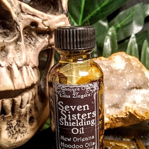 Seven Sisters Shielding Oil, Shielding Oil, Return to Sender Oil, Curse Removal, Jinx Removal, Banishing Oil, Ritual Protection Oil image 4