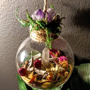 Witch Ball, New Home, House Blessing Ball, witch ball amulet, witchball, blessing ball, witches amulet, home amulet, Protection Amulet
