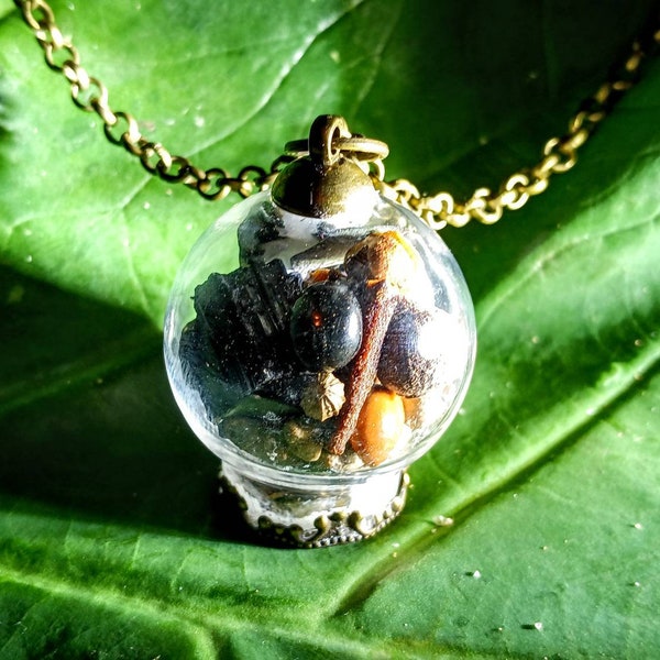 Protection Pendant, Witch Ball Pendant, Banish Evil Pendant, Banish Negativity, Curse Protection, Hex Protection, Negativity Protection