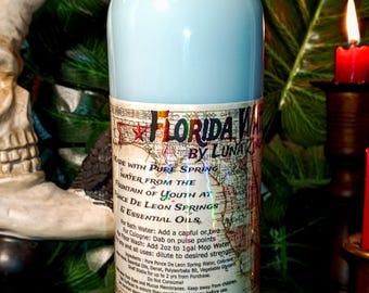Florida Water, Genuine Florida Water, Prosperity Floor Wash, Protection Wash, Ritual Home Cleaner, Florida Water Cleansing Wash, Luna Zingar