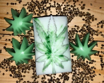 Hemp Soap, Pot Leaf Soap, MaryJane Soap, Hemp Seed Oil Soap, Cruelty Free Soap, Vegan Pot Soap, Pot Leaf Soap Set, Pot Head Gifts