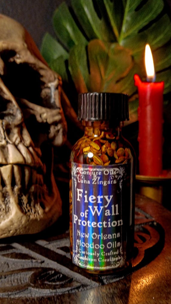 Fiery Wall Of Protection, Shielding Oil, Return to Sender Oil, Curse Removal, Jinx Removal, Banishing Oil, Ritual Protection Oil, FWOP Oil
