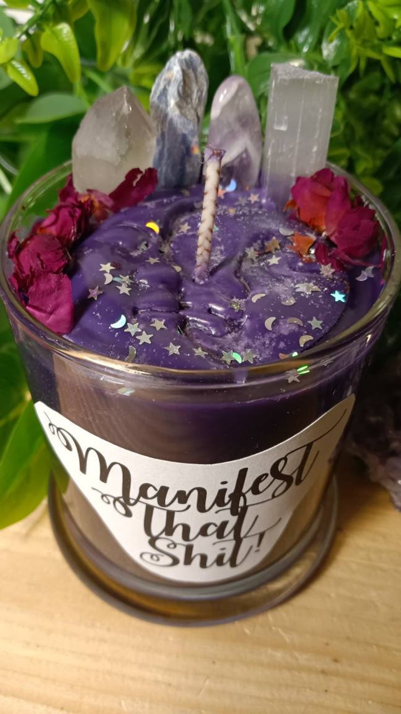 Manifestation Candle, Manifestation Spell, Manifestation Ritual, Law Of Attraction, Law of Attraction Spell, Spell Candle, Witchy Rituals image 5