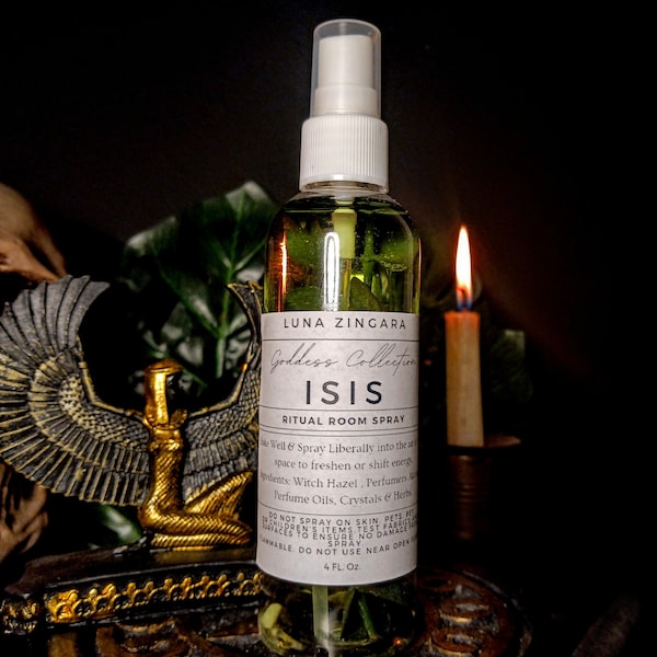 Isis Room Spray. Isis Goddess Spray. Smudge Spray. Goddess Spray. Egyptian Goddess Isis. Goddess Room Spray. Offering Room Spray. Isis