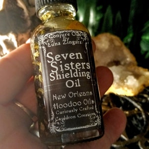 Seven Sisters Shielding Oil, Shielding Oil, Return to Sender Oil, Curse Removal, Jinx Removal, Banishing Oil, Ritual Protection Oil image 8