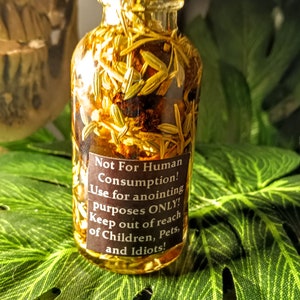 Flying Devil Oil, Conjure Oil, Hex Breaking Oil, Curse Removal, Jinx Removal, Banishing Oil, Ritual Protection Oil, Ritual Oils, Magick Oils image 3