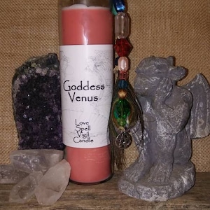 Love Spell Candle... Goddess Candle. Venus Candle. Ritual Love Spell ...