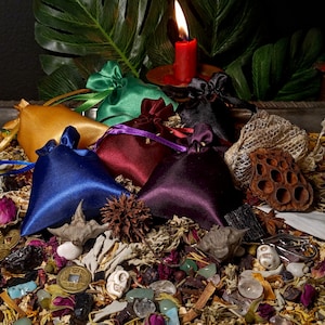 Mojo Bag Kit, Gris Gris Bag Kit, Hoodoo Bag Kit, Conjure Bag Kit, Root Bag Kit, Hex Bag Kit, Spell Bag, Abundance Bag, Prosperity Bag