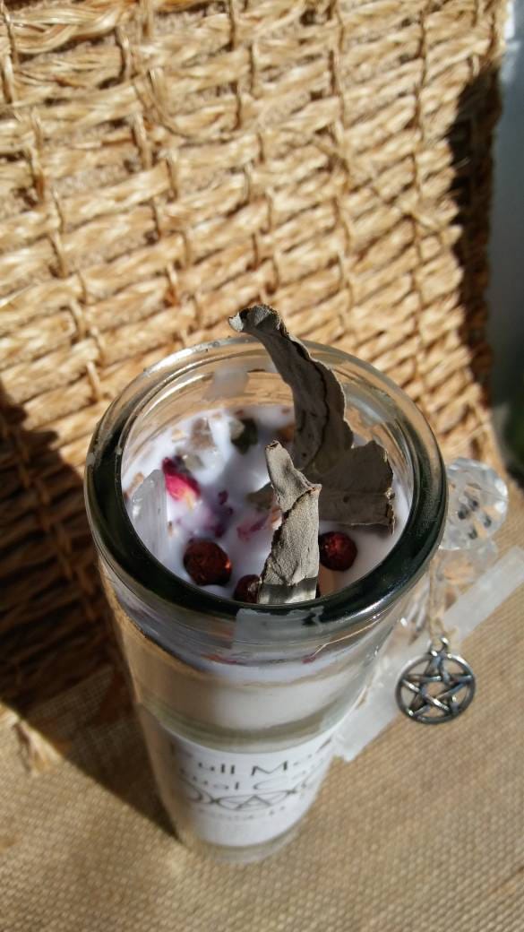 Full Moon Ritual Candle... Full Moon Spells. Moon Phase Candle. Witches ...