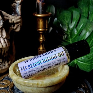 Madam Luna's Mystical Ritual Oil, Luna's Ritual Oil, Ritual Oil Perfume Roller, Perfume Oil, Ritual Oil Roll On, Roll On Ritual Oil