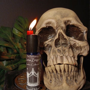 Blood Moon Perfume Oil, Witch Oil, Gothic Fragrance Oils, Witchy Perfume Oils, Witchy Fragrances, Sexy Witch Perfume, Warm and Sweet Scents