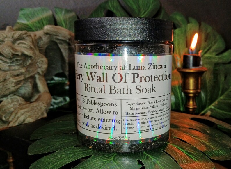 Fiery Wall of Protection, Ritual Bath Soak, Protection Bath Salt, Fwop ...