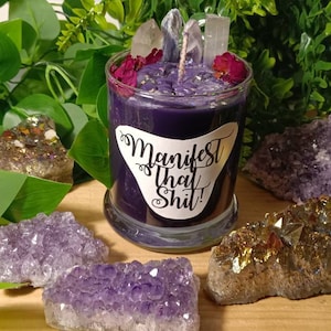 Manifestation Candle, Manifestation Spell, Manifestation Ritual, Law Of Attraction, Law of Attraction Spell, Spell Candle, Witchy Rituals image 1