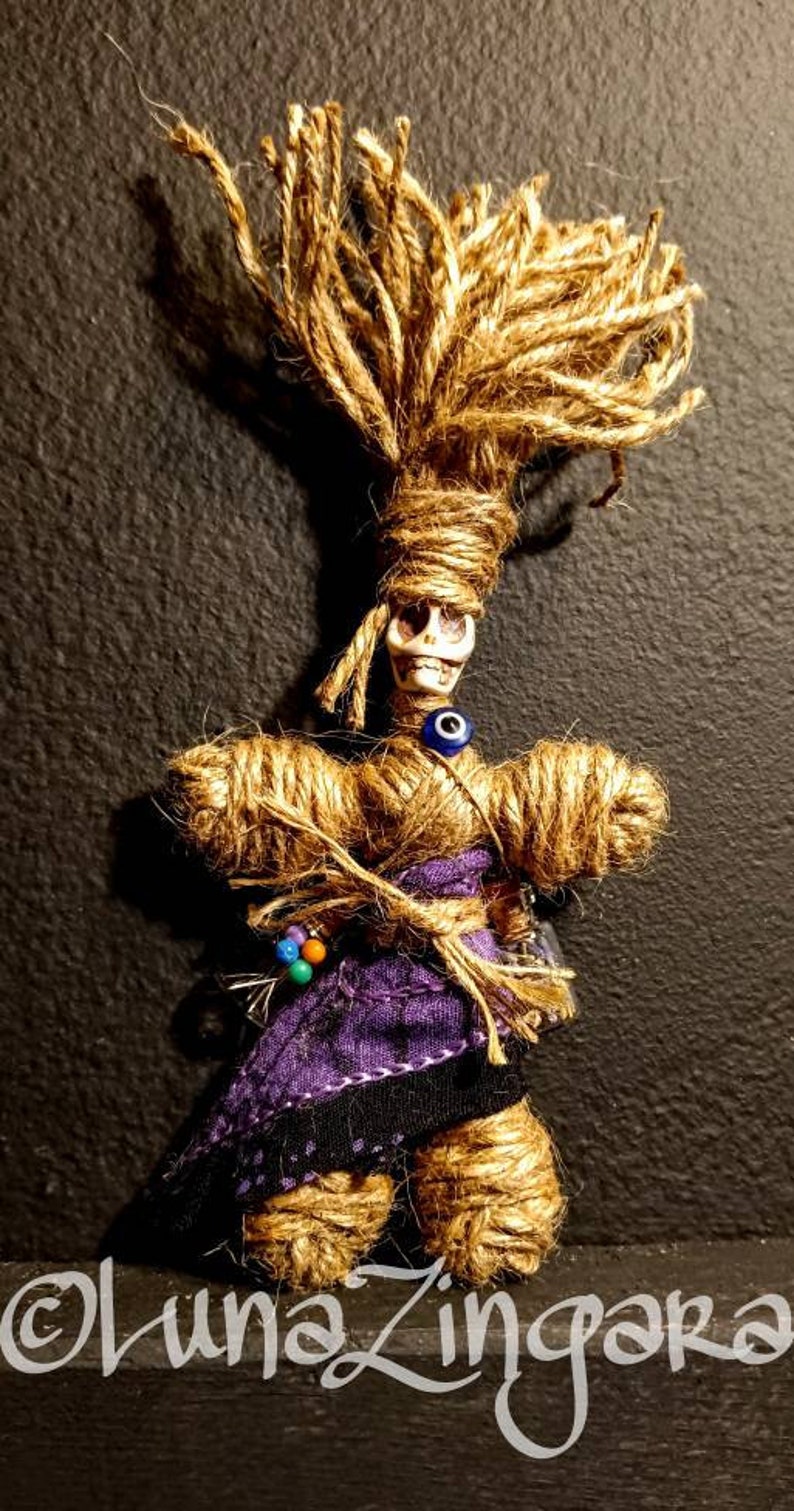 Real Voodoo Doll, New Orleans Voodoo Doll, Voodoo Doll Kit, Voodoo Poppet, Poppet Kit, Voodoo Dolly, Voodoo Hoodoo Doll, Witches Poppet image 1