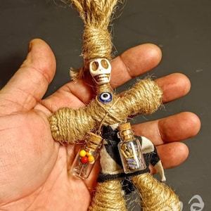 Real Voodoo Doll, New Orleans Voodoo Doll, Voodoo Doll Kit, Voodoo Poppet, Poppet Kit, Voodoo Dolly, Voodoo Hoodoo Doll, Witches Poppet image 5