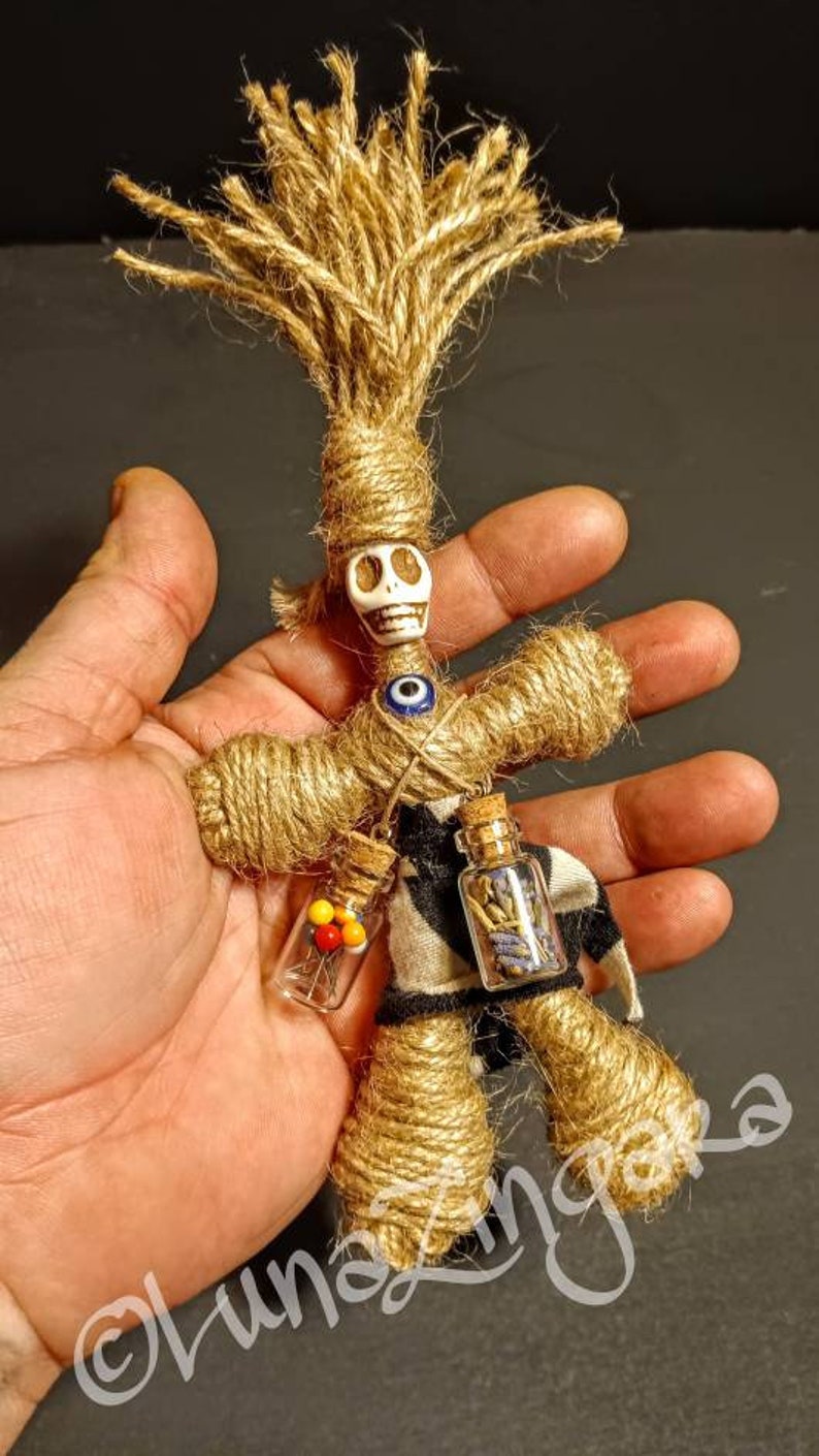 Real Voodoo Doll, New Orleans Voodoo Doll, Voodoo Doll Kit, Voodoo Poppet, Poppet Kit, Voodoo Dolly, Voodoo Hoodoo Doll, Witches Poppet image 5