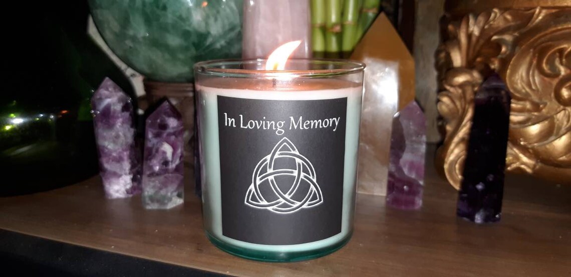 Irish Memorial Candle Gaelic Memorial Candle Irish Funeral Etsy