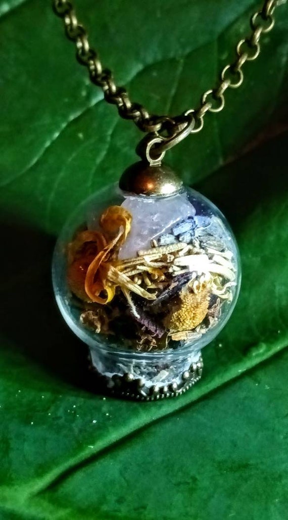 Inner Peace Pendant, © Witchball Pendant, Crystal Ball Pendant, Harmony Pendant, Peace Pendant, Peace Energy Pendant, Witch Pendant