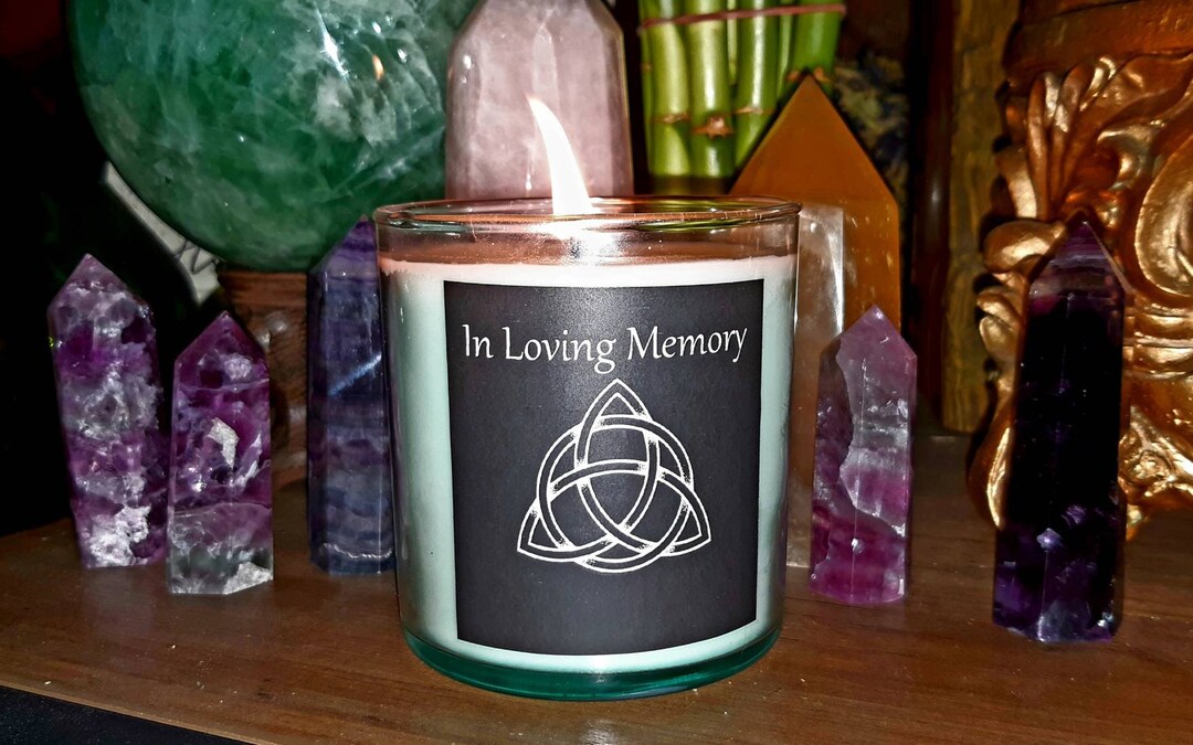 Irish Memorial Candle Gaelic Memorial Candle Irish Funeral Etsy