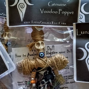 Real Voodoo Doll, New Orleans Voodoo Doll, Voodoo Doll Kit, Voodoo Poppet, Poppet Kit, Voodoo Dolly, Voodoo Hoodoo Doll, Witches Poppet image 6