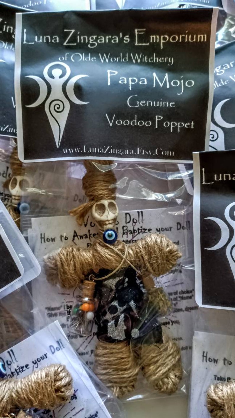 Real Voodoo Doll, New Orleans Voodoo Doll, Voodoo Doll Kit, Voodoo Poppet, Poppet Kit, Voodoo Dolly, Voodoo Hoodoo Doll, Witches Poppet image 6