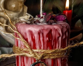 Harmony Energy Candle... Cleansing candle. Worked candle. Harmony and Cleansing. Ritual candle. House blessing. Protection from evil candle.