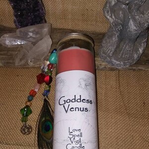 Love Spell Candle... Goddess Candle. Venus Candle. Ritual Love Spell ...
