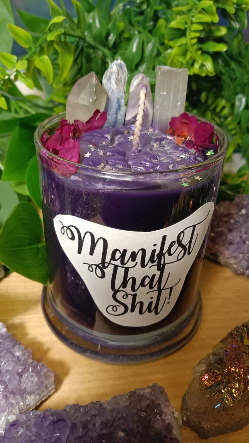 Manifestation Candle, Manifestation Spell, Manifestation Ritual, Law Of Attraction, Law of Attraction Spell, Spell Candle, Witchy Rituals image 9