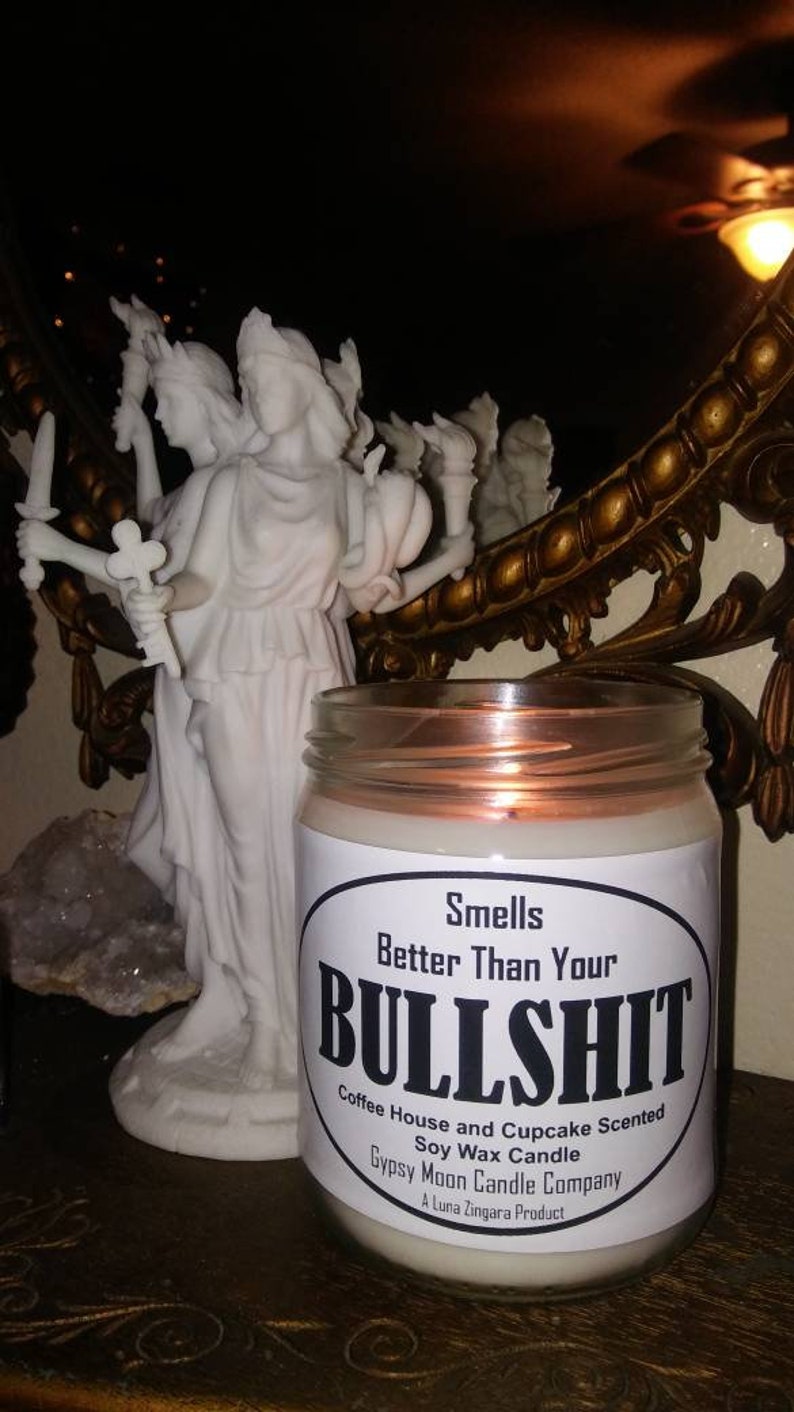 Snarky Candles Cranky Candles coffee and Cupcakes bakery Etsy