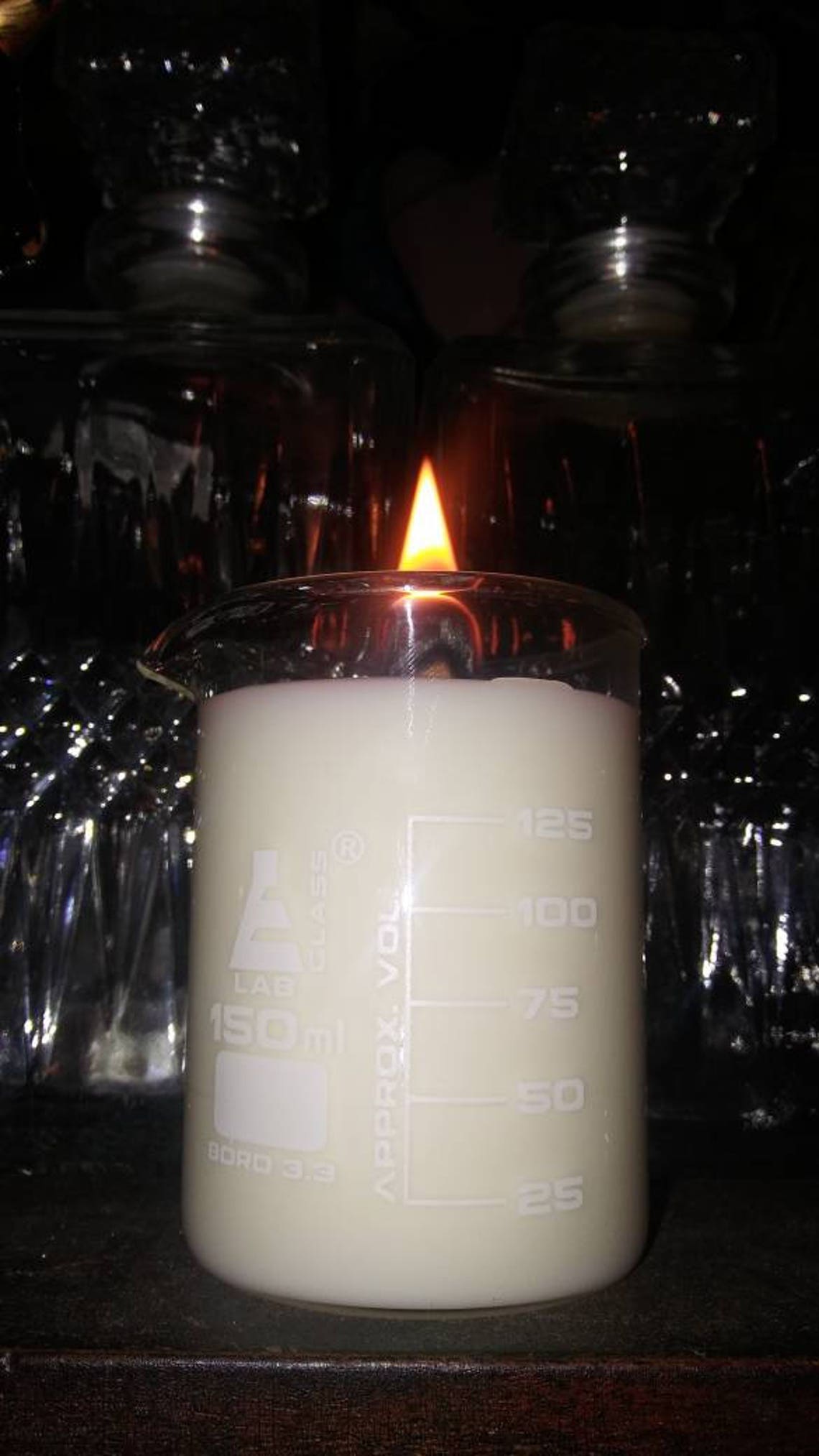 Beaker Candles science gifts gifts for geeks science Etsy