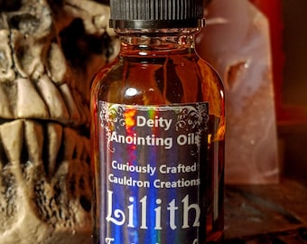 Lilith Goddess Oil, Goddess Lilith, Anointing Oil, Lilith Perfume Oil, Lilith Perfume, Demon Goddess, Deity Fragrance Oil, Lilith Oil