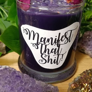 Manifestation Candle, Manifestation Spell, Manifestation Ritual, Law Of Attraction, Law of Attraction Spell, Spell Candle, Witchy Rituals image 6