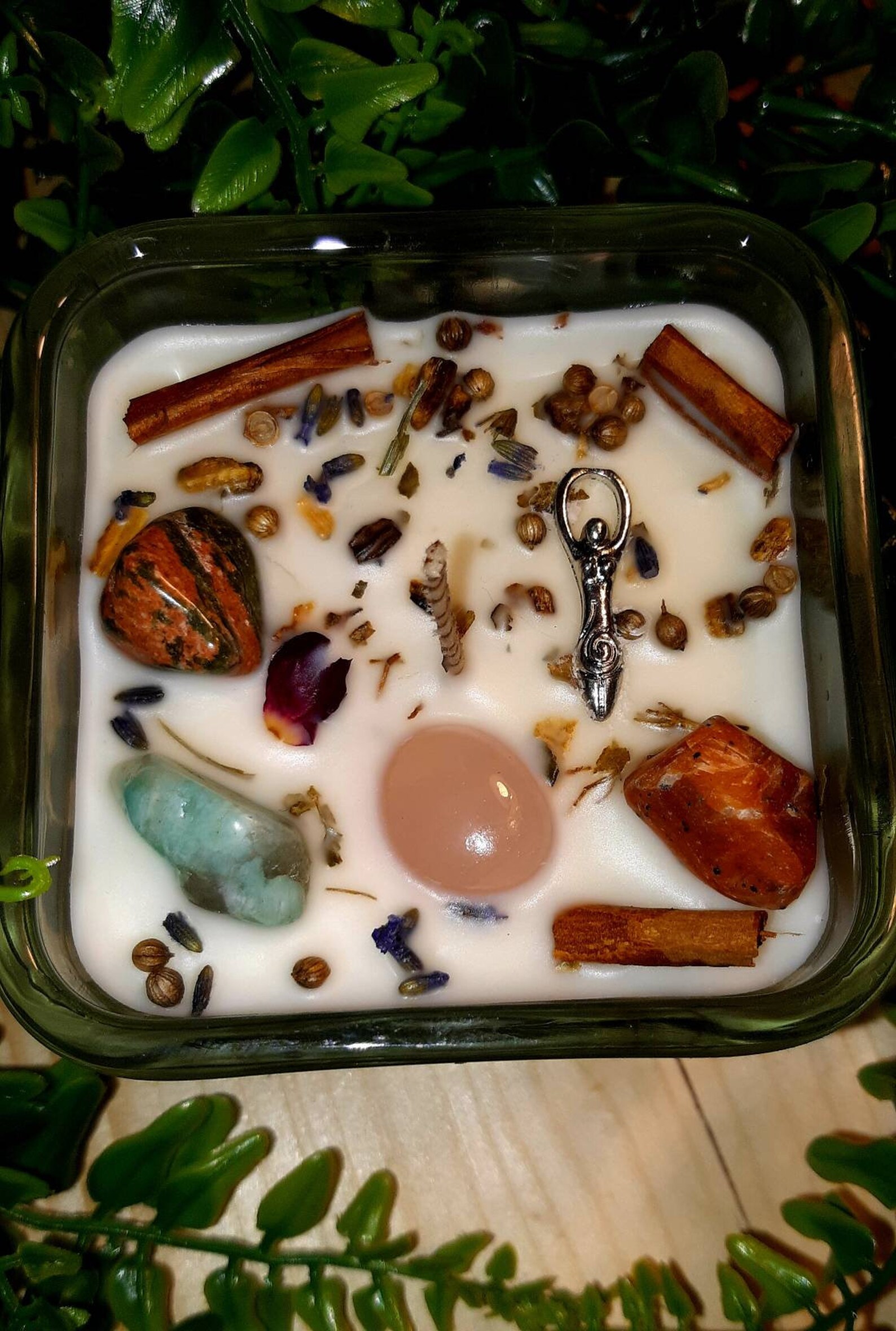 Fertility Intention Candle Fertility Candle Crystal Candles Etsy