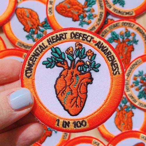 CHD Heart Badge Reel CHD Badge Reel Awareness Badge Reel Etsy