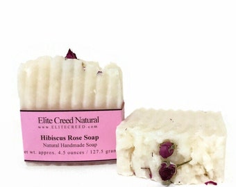 Hibiscus Rose Soap Wholesale Bars, Wholesale Soap Bars, Handmade Soap, Private Label, Bulk Discount