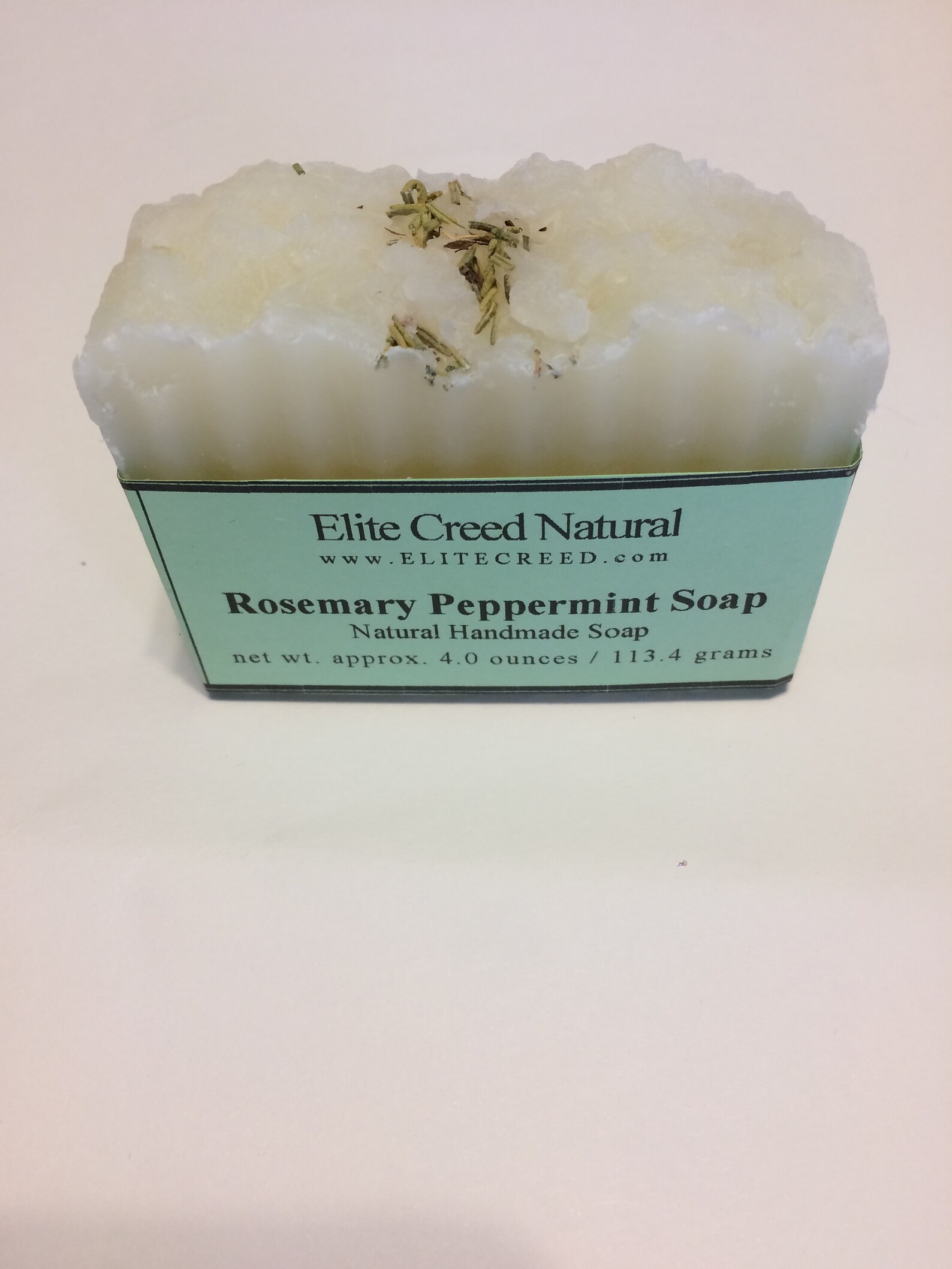 Rosemary Peppermint Soap Handmade Made With Essential Oils Etsy