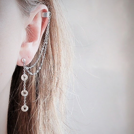 Contemporary style ear cuff Modern ear cuff Modern jewelry Etsy
