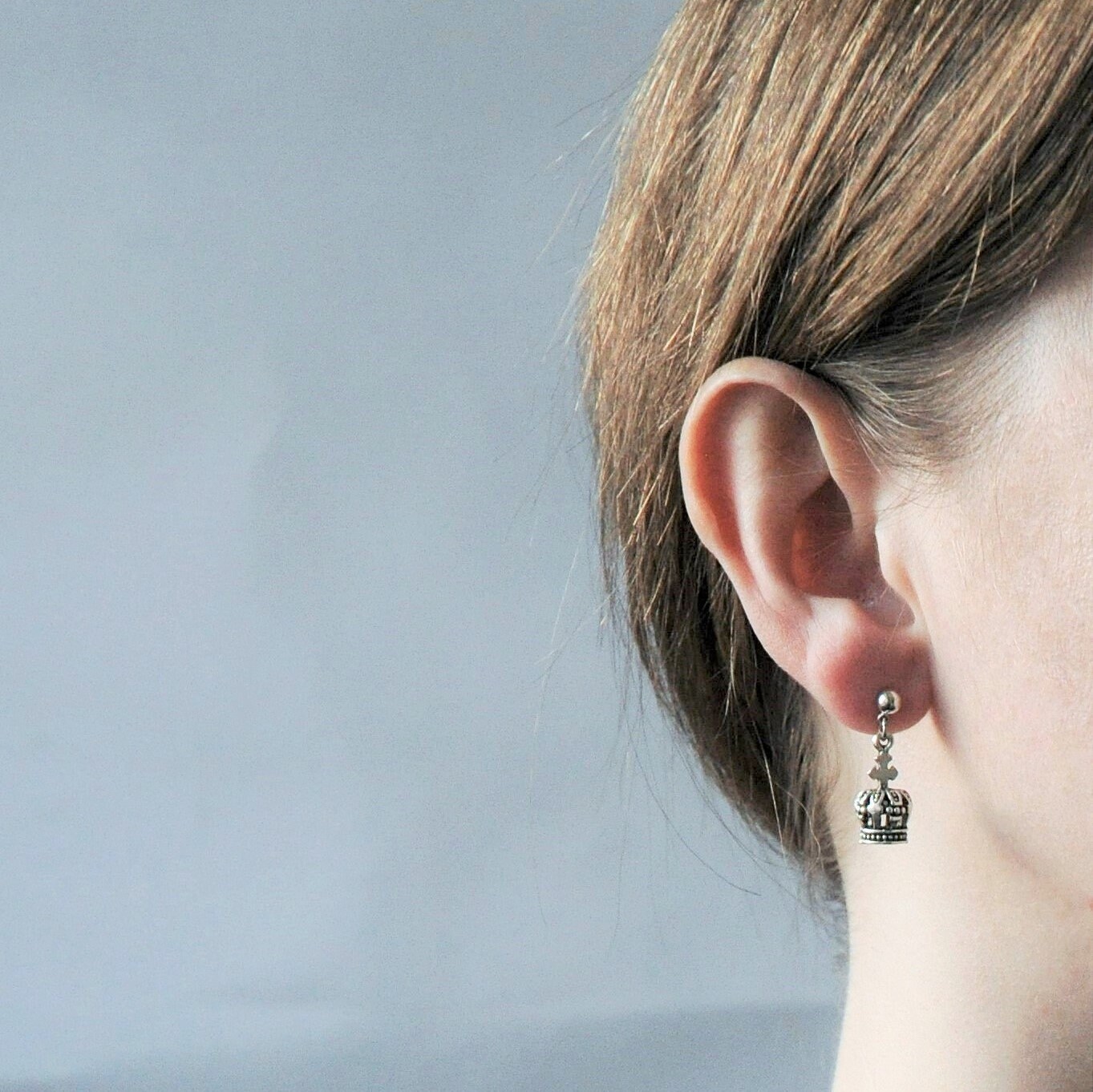 Ear cuff earring with crowns cuff earrings ear cuff Etsy
