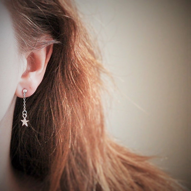 Cartilage Chain Earrings Fake Ear Cuff Earring Chain Cuff Etsy