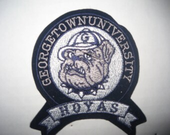 Parches de apliques para coser de la Universidad de George Town Hoyas