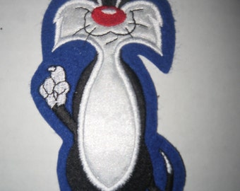Sylvester The Cat coser en parches tamaño pequeño