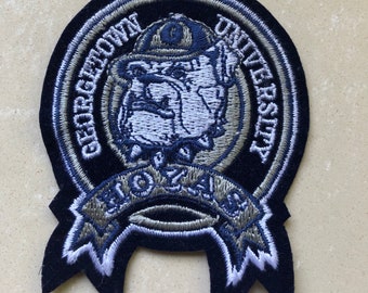 George Town University Hoyas sew on Patch