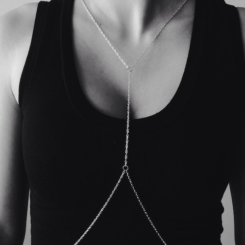 Gold Body Chain in 18k Gold Vermeil or Sterling Silver Etsy