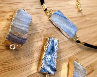 Agate Druzy Choker