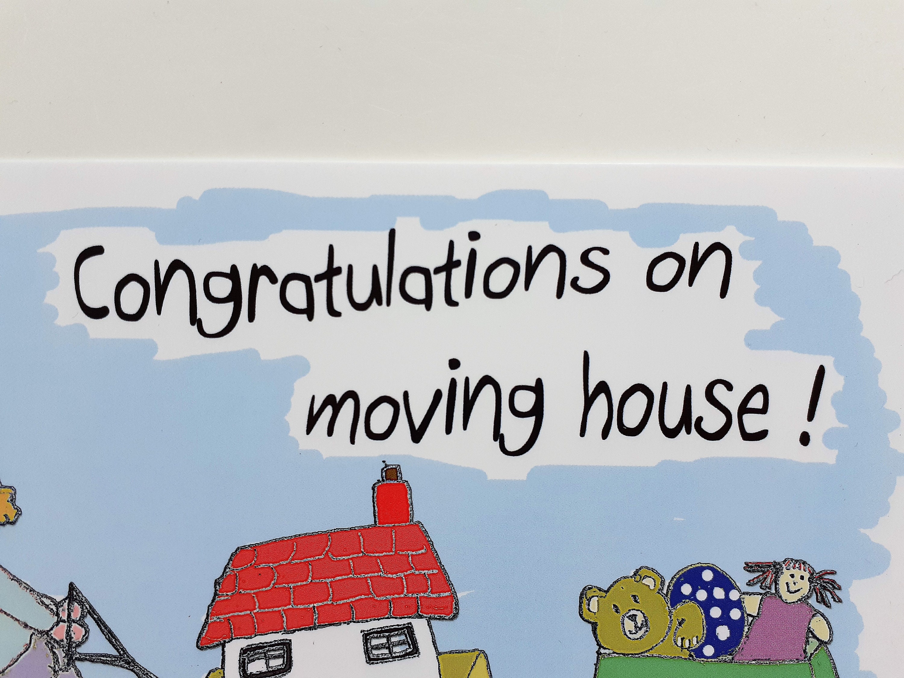 Move Out Card Moving House/moving Apartment/moving Abroad/ Housewarming/ Moving In ...