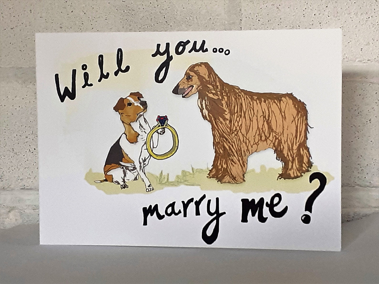 Wil je met me trouwen kaart Huwelijksaanzoek kaart. Een - Etsy België